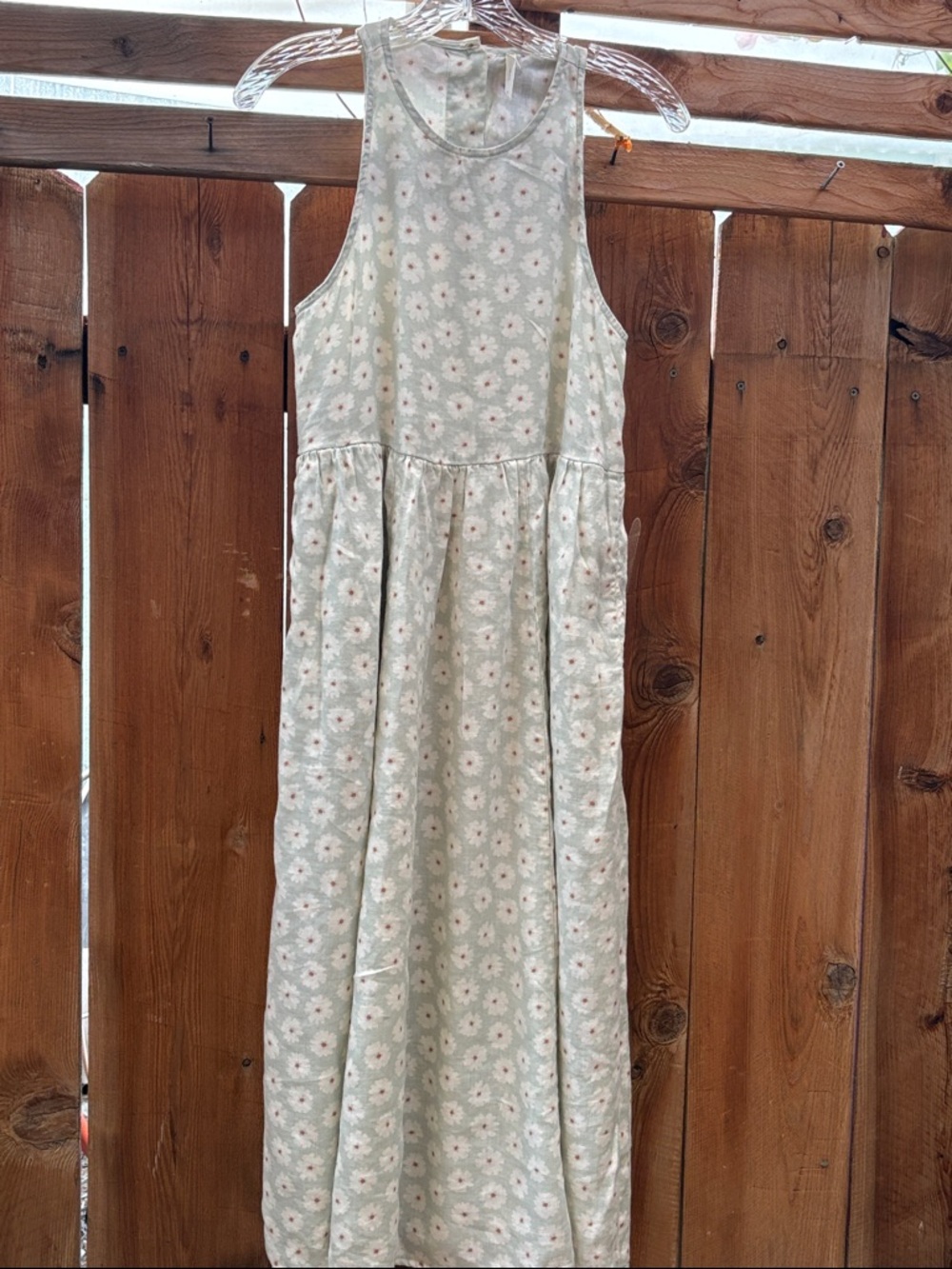 Rylee + Cru Sage Green Floral Maxi Dress